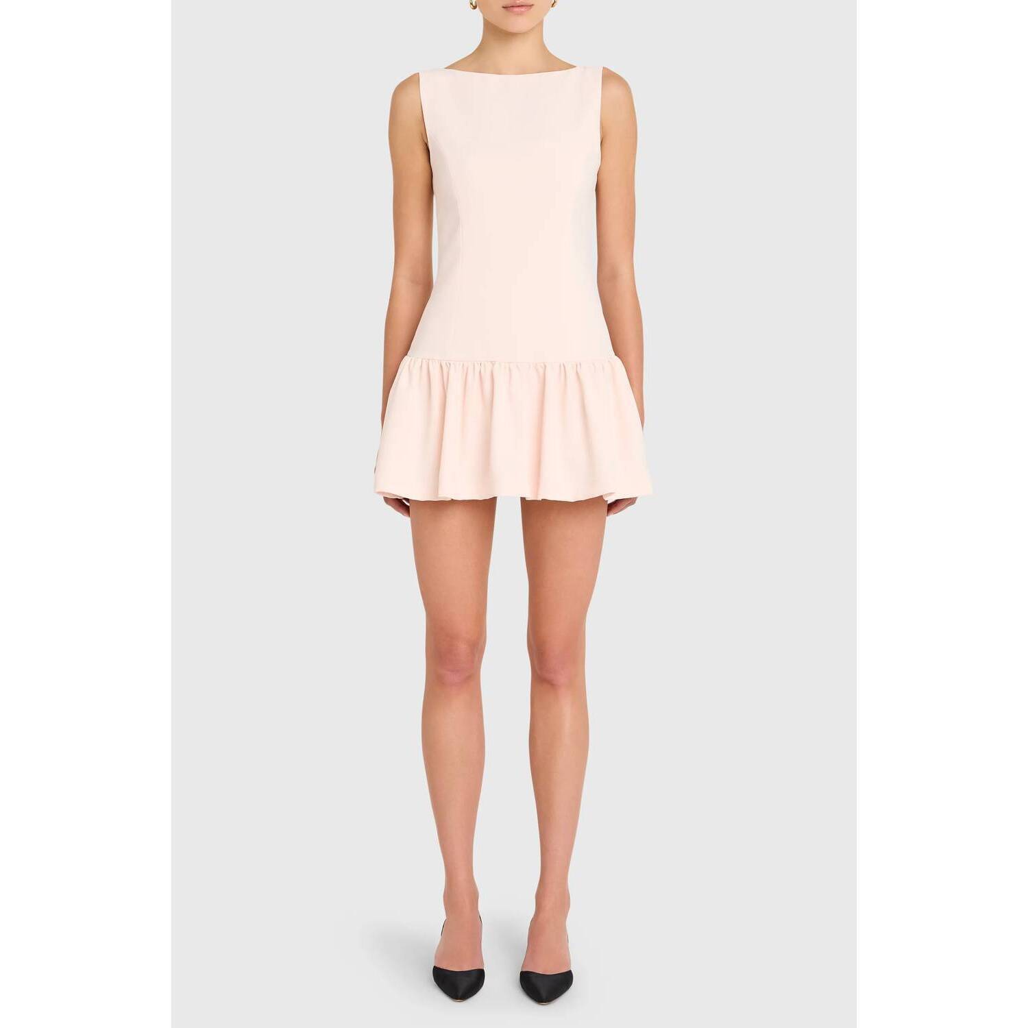 New Amanda Uprichard Katina Skort Romper In Biscotti